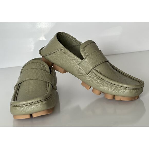 Bottega Veneta Leather Shore Loafer Shoes Travertine 11 US (44) 786809 NIB $990